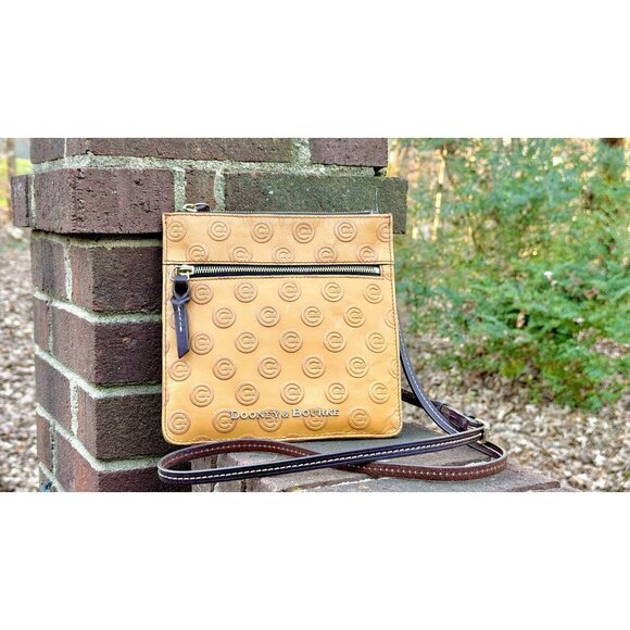 Dooney & Bourke Small CHICAGO CUBS Crossbody Leather Purse New Tote Handbag - Picture 1 of 12
